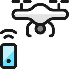 Drone Remote Icon from Ultimate Colors Set