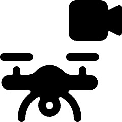 Drone Video Icon from Ultimate Bold Set