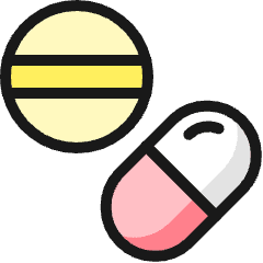 Drugs Pill Icon from Ultimate Colors Set