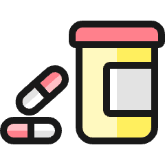 Drugs Pills Box Icon from Ultimate Colors Set