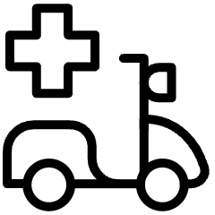 Medicine Delivery Cross Icon from Ultimate Light Set