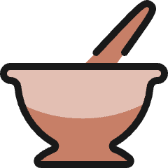 Mortar Pestle Icon from Ultimate Colors Set