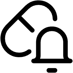 Pill Timer Notification Icon from Ultimate Regular Set