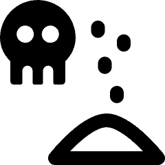 Crime Tools Drugs Powder Icon from Ultimate Bold Set