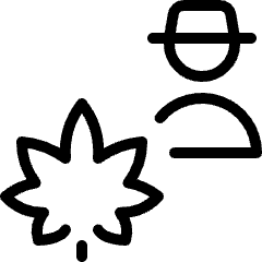 Drugs Dealer Cannabis Icon from Ultimate Light Set