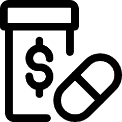 Drugs Dealer Price Icon from Ultimate Regular Set