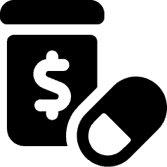 Drugs Dealer Price Icon from Ultimate Bold Set