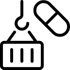 Drugs Logistic Container Craine Icon from Ultimate Light Set