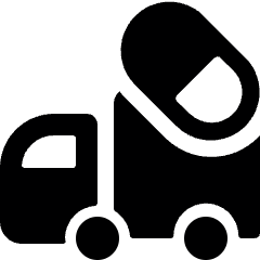 Drugs Logistic Truck Icon from Ultimate Bold Set
