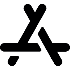 App Store Logo Icon from Ultimate Bold Set