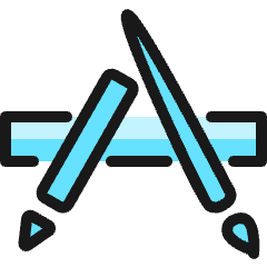 App Store Logo Icon from Ultimate Colors Set