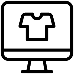 E Commerce Apparel Icon from Ultimate Light Set