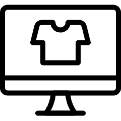 E Commerce Apparel Icon from Ultimate Light Set