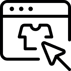 E Commerce Buy Apparel Icon from Ultimate Light Set