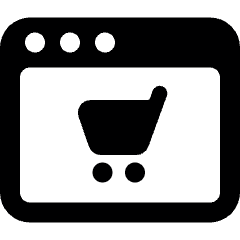 E Commerce Cart Browser Icon from Ultimate Bold Set