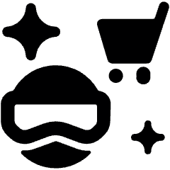 E Commerce Cart Vr Icon from Ultimate Bold Set