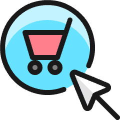 E Commerce Cart Icon from Ultimate Colors Set