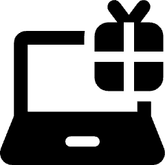 E Commerce Gift Icon from Ultimate Bold Set