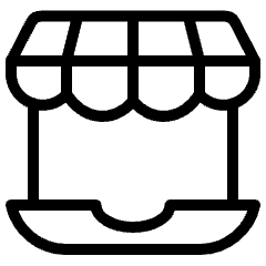 E Commerce Shop Icon from Ultimate Light Set