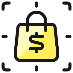 E Commerce Shopping Bag Icon from Ultimate Colors Set