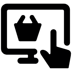 E Commerce Touch Buy Icon from Ultimate Bold Set