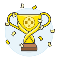 Games Trophy 1 Illustration from UX Colors Set