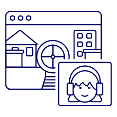 Streaming Games 4 Illustration from UX Line Set
