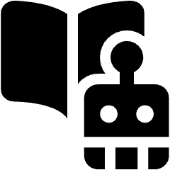 Ai Teacher Book Icon from Ultimate Bold Set