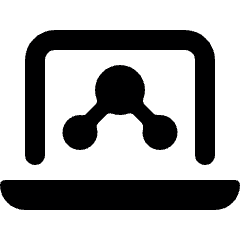 E Learning Laptop Icon from Ultimate Bold Set