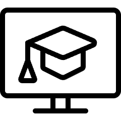 E Learning Monitor Icon from Ultimate Light Set