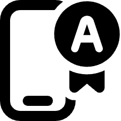Online Certificate A Icon from Ultimate Bold Set