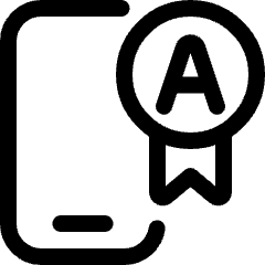 Online Certificate A Icon from Ultimate Regular Set