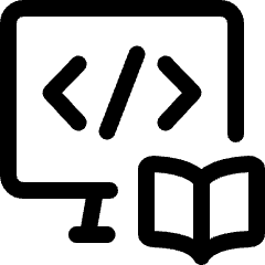 Online Class Code Icon from Ultimate Regular Set