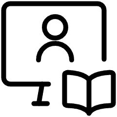 Online Class Student Icon from Ultimate Light Set