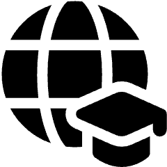 Online Graduation Globe Icon from Ultimate Bold Set