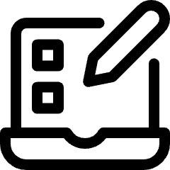 Online Learning Exam 2 Icon from Ultimate Regular Set