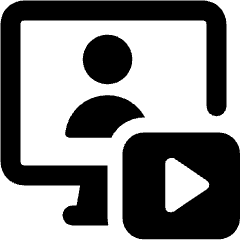 Recorded Class Student Icon from Ultimate Bold Set