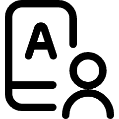 Student A Grade Icon from Ultimate Regular Set