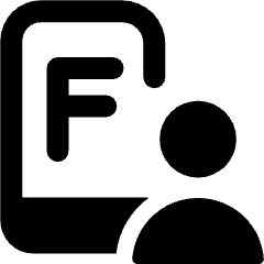Student F Grade Icon from Ultimate Bold Set