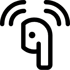 Earpod Listen Icon from Ultimate Regular Set