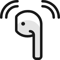 Earpod Listen Icon from Ultimate Colors Set
