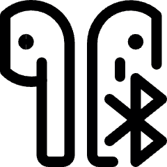 Earpods Bluetooth 2 Icon from Ultimate Regular Set