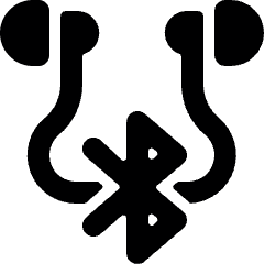 Earpods Bluetooth Icon from Ultimate Bold Set