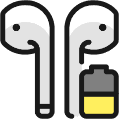 Earpods Charging 1 Icon from Ultimate Colors Set