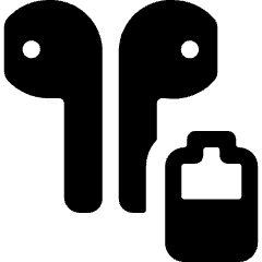 Earpods Charging 1 Icon from Ultimate Bold Set