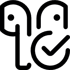 Earpods Check Icon from Ultimate Regular Set