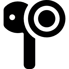 Earpods Double Tap 1 Icon from Ultimate Bold Set