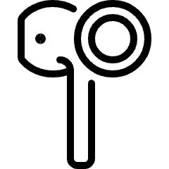 Earpods Double Tap 1 Icon from Ultimate Light Set