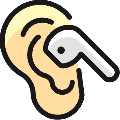 Earpods Ear Icon from Ultimate Colors Set