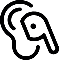 Earpods Ear Icon from Ultimate Regular Set